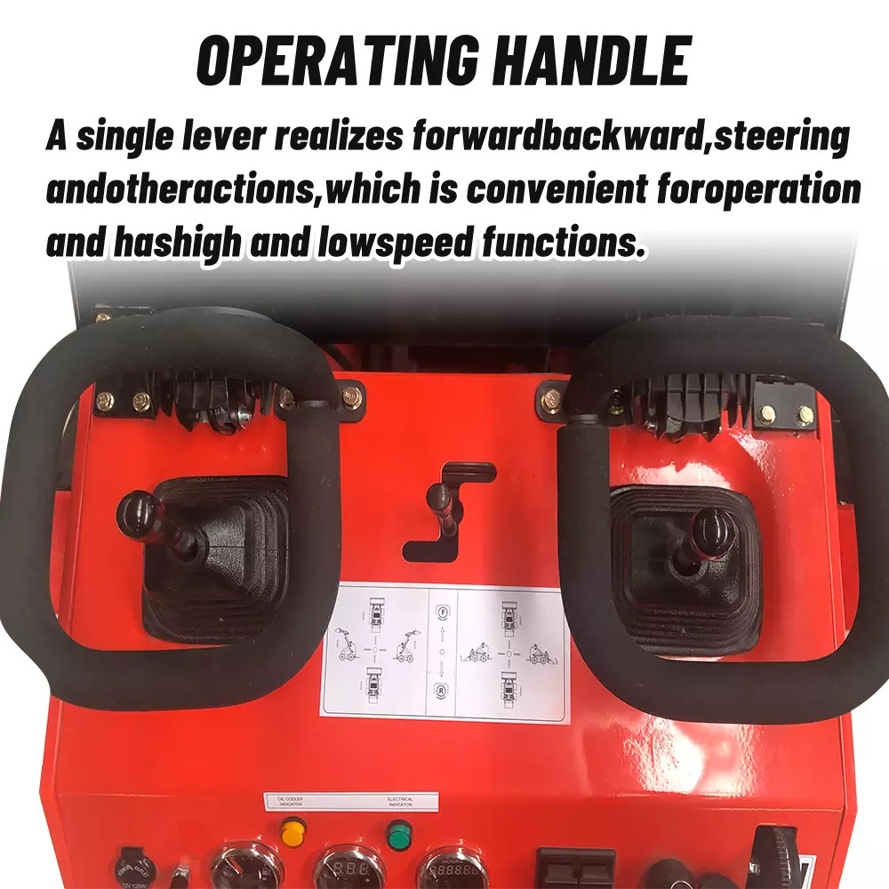 Motooltech Mini Track Skid Steer Loader 23 HP RATO Engine EPA Electric Start