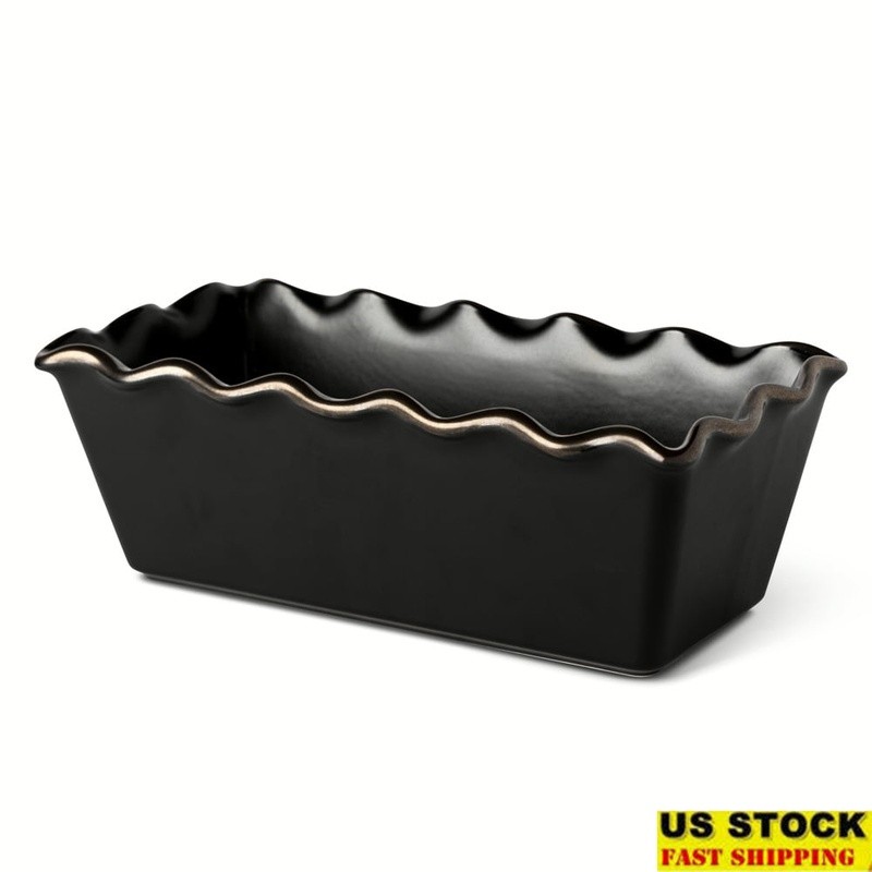 Ceramic Loaf Pan 9 Inch Non-Stick Oven Safe Bakeware Kitchen Essential New