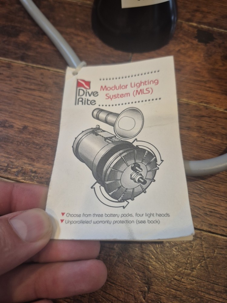 Dive Rite MLS Modular Lighting System - NEVER BEEN IN WATER - Great Condition -