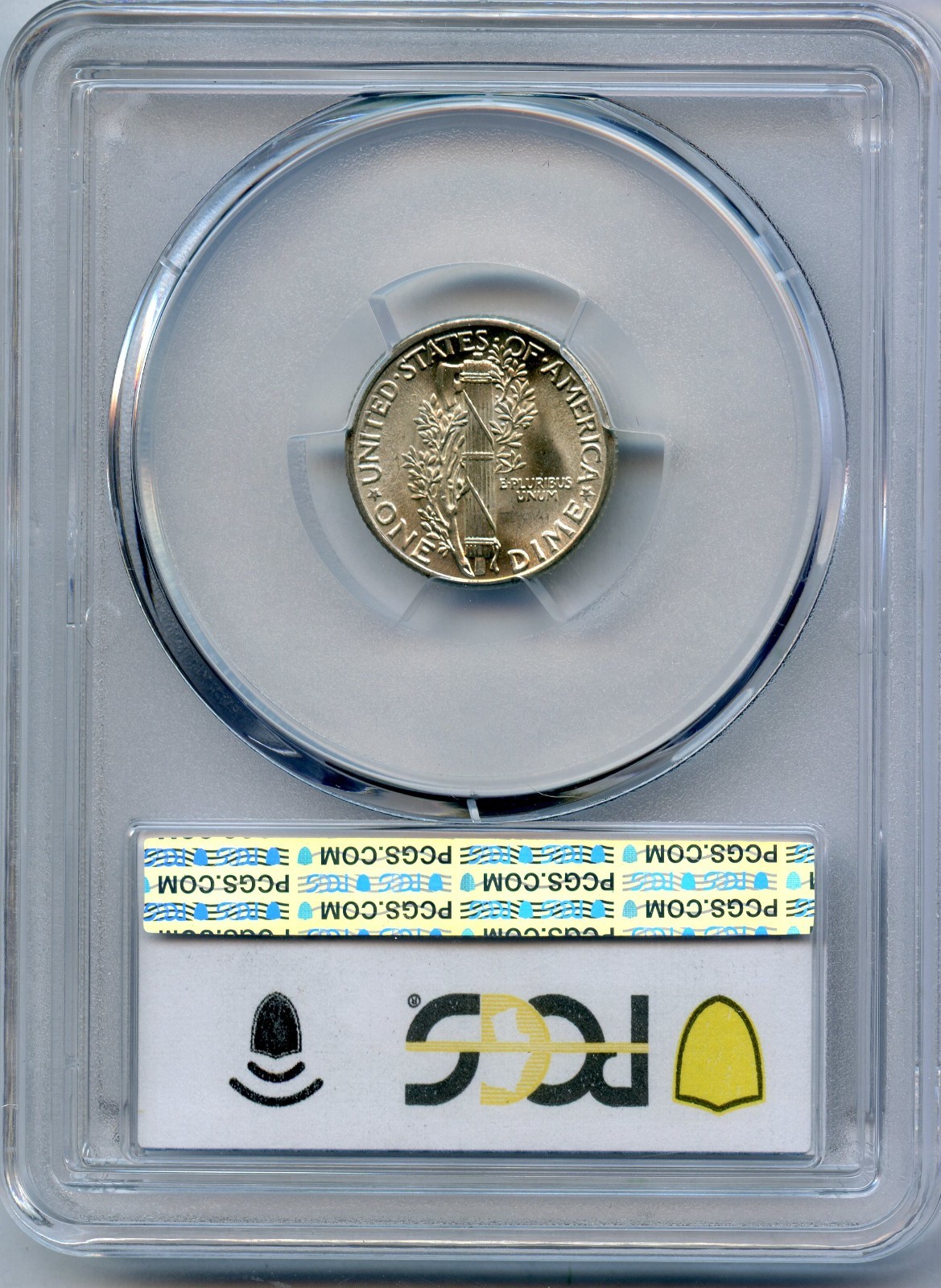 1937 Mercury Silver Dime PCGS MS65FB Full Bands Philadelphia Mint Coin - JR263