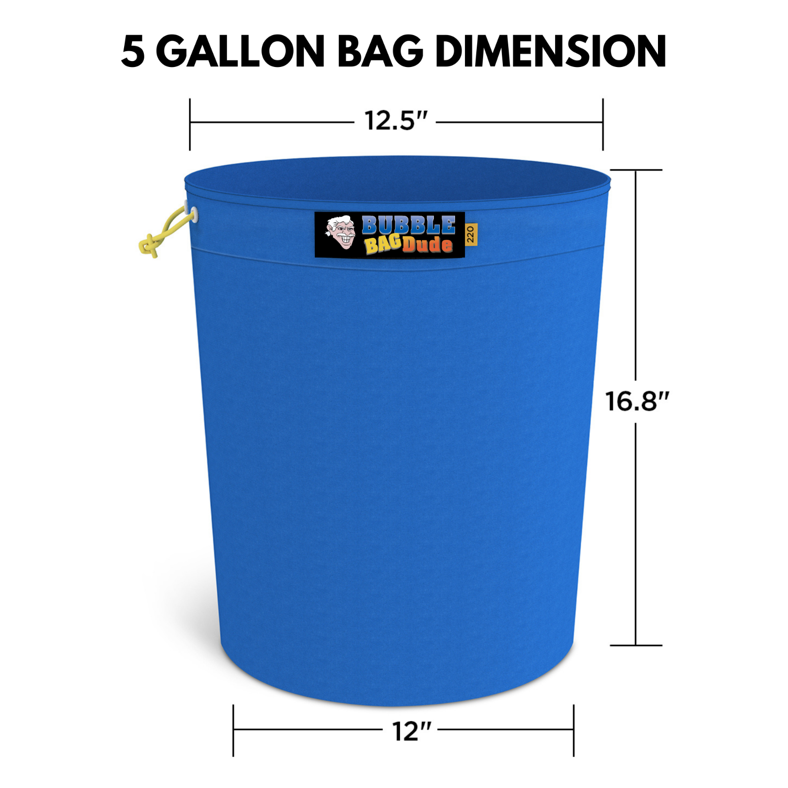 Bubble Bag BUBBLEBAGDUDE 5 GAL - 5 Bag Kit Bubble Hash Bags Herbal Extractor