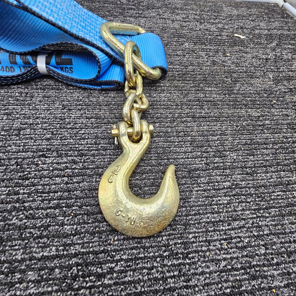 USCC US Cargo Control Blue Strap GRAB Hook 5400lbs Work Load Limit 71"