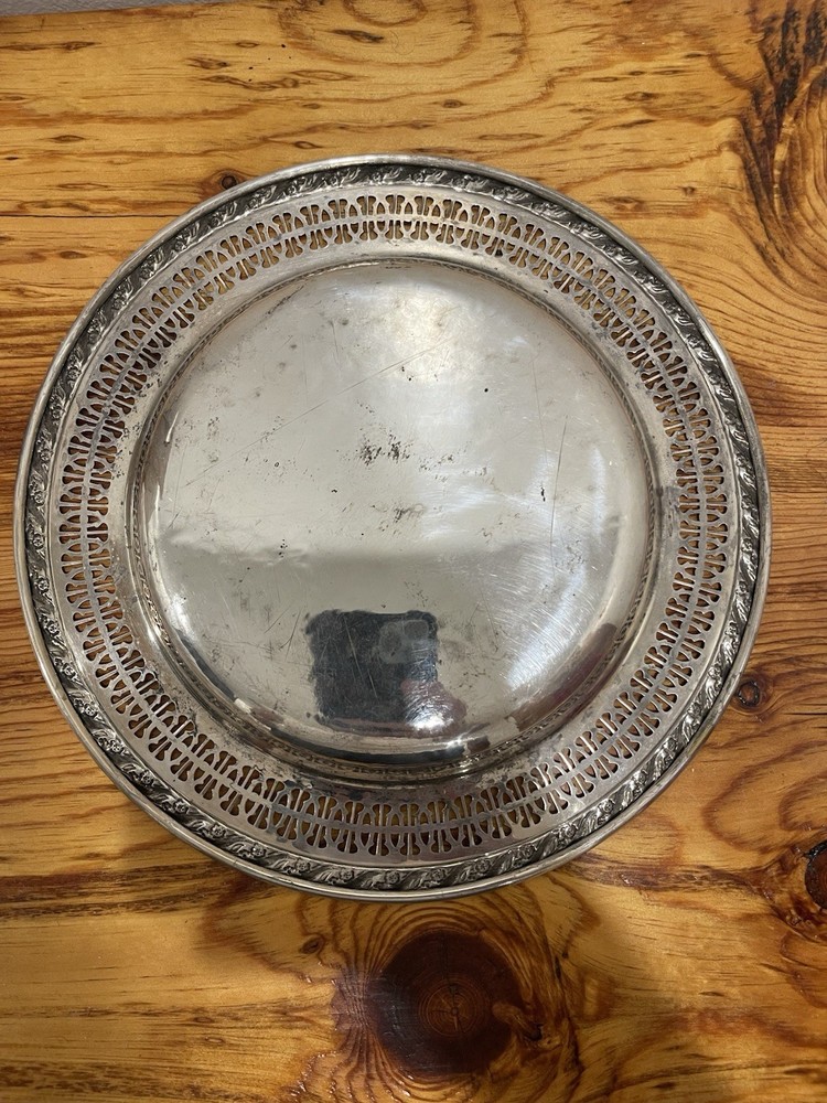 Sterling Silver Plated Copper Platter
