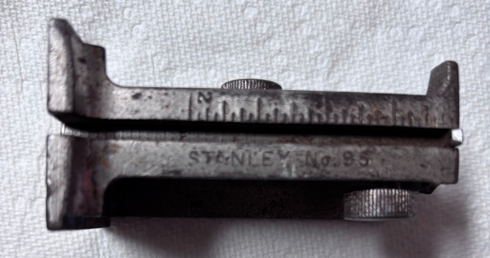 Vintage Stanley No.95, Butt Gauge