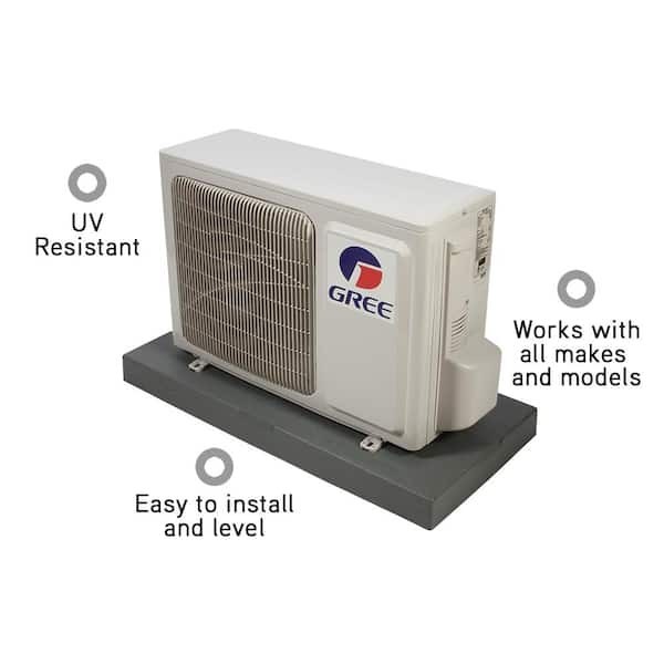 18 In. X 38 In. X 3 In. E Lite Plastic Mini Split Condensor Pad