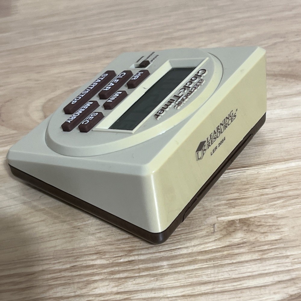 Vintage Learning Resources Model 870a Electronic Kitchen Time Keeper Tested READ