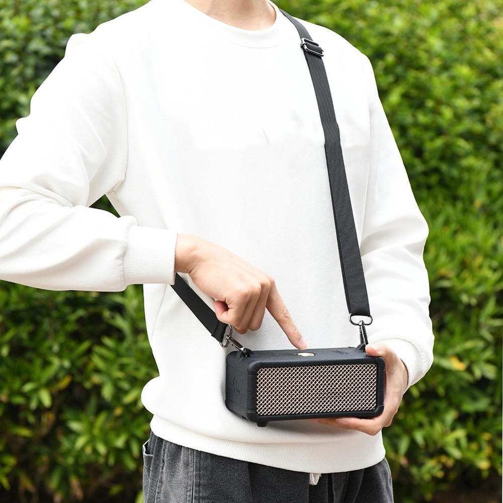 Robust Silicone Case with Shoulder Attachment for Marshall Emberton III Speaker