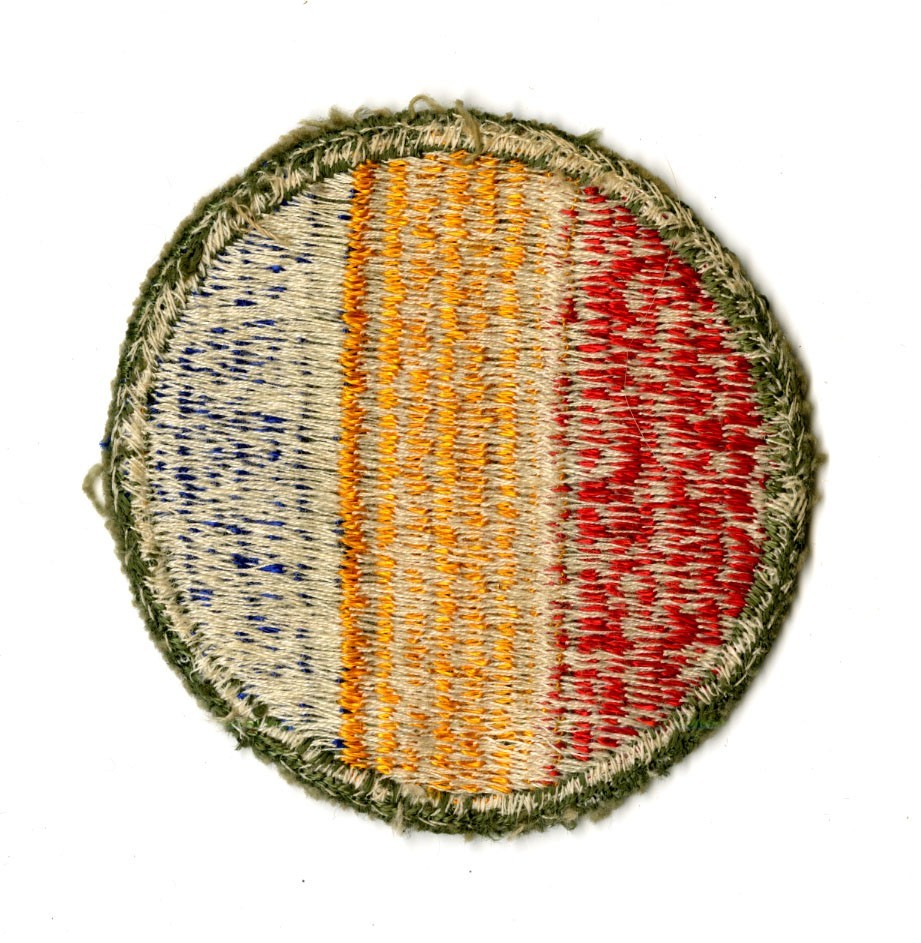 Replacement and Schools Command White Back Patch WWII Original