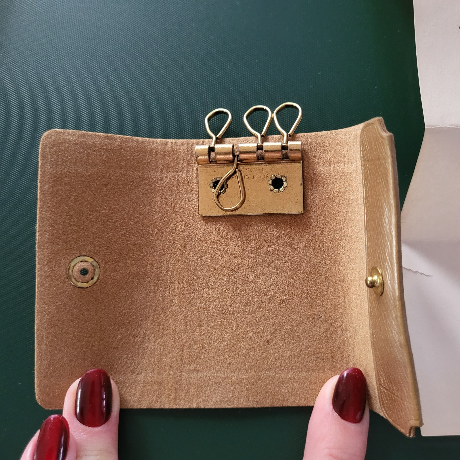 Vtg 1950s Pink Velvet Bow Birdcage Veil Net Hat Hair Piece + Key Holder with Box