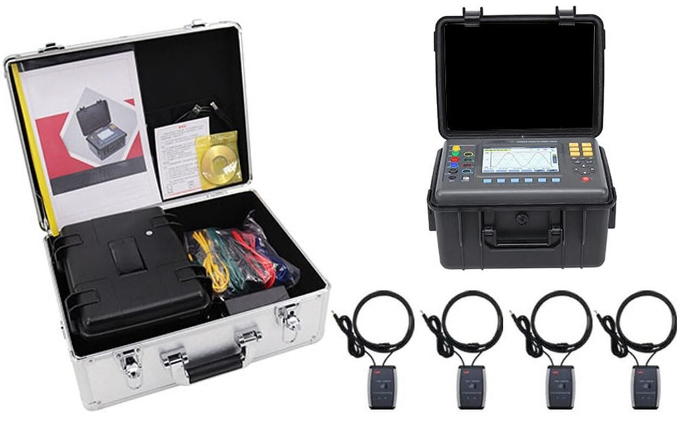 Three Phase Power Quality Analyzer Energy Quality Meter with Current 10A-6000A