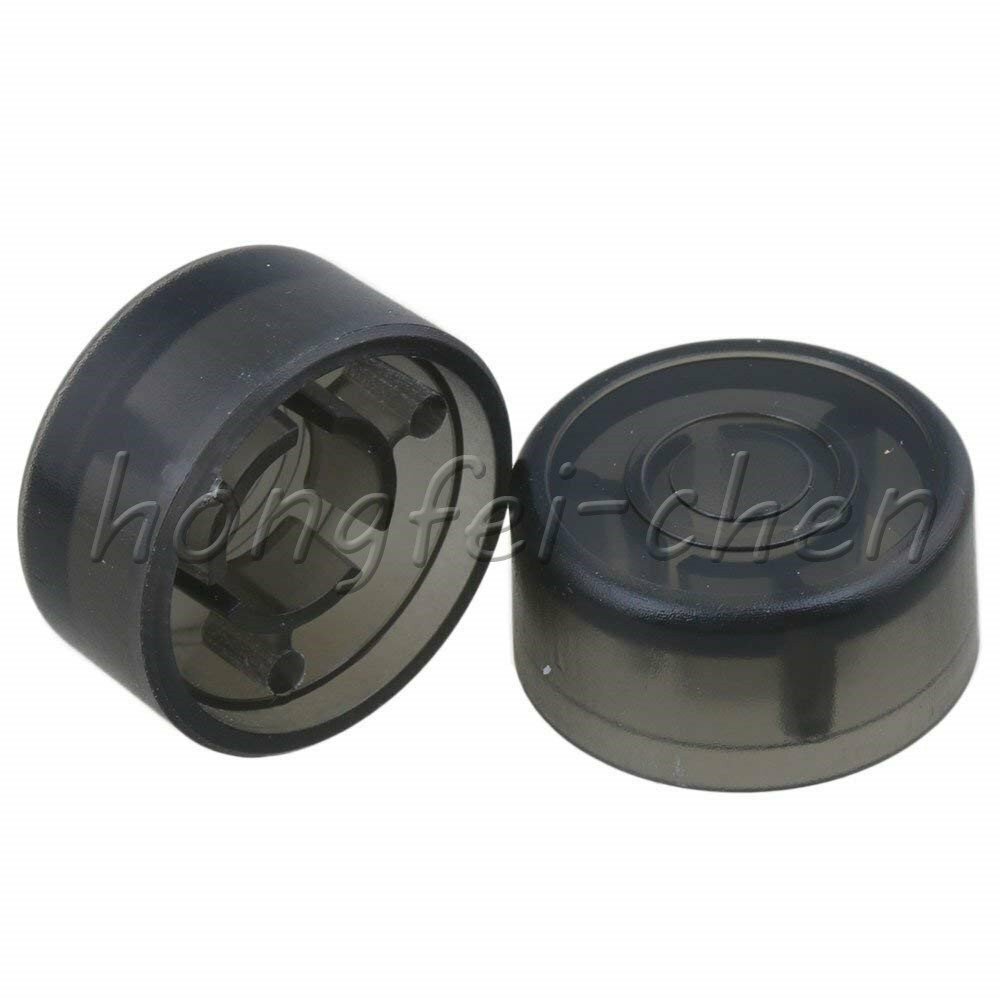 10x Black Electric Guitar Effects Accessories Stomp Switch Pedal Cap