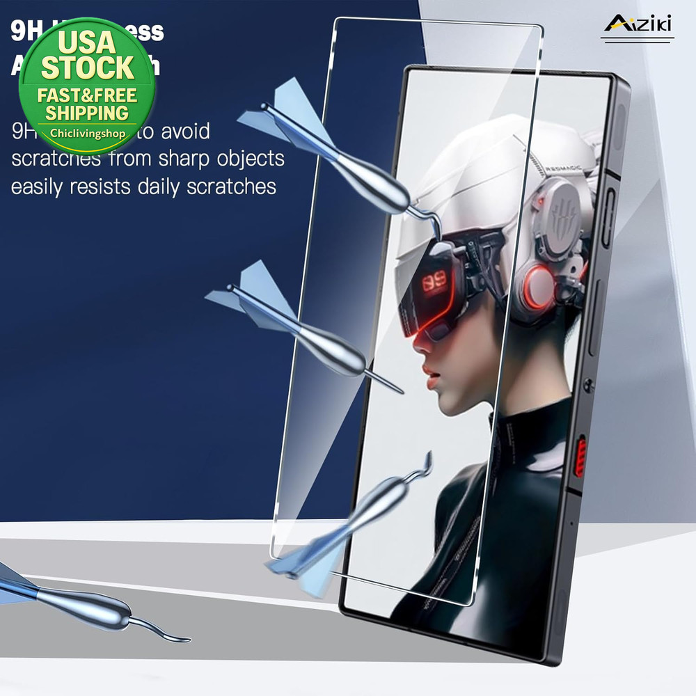 Tempered Glass Screen Protector for Red Magic 9 Pro 9 Pro plus 2 Pack 9H
