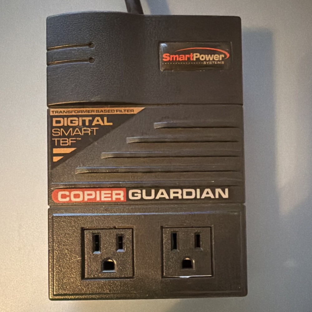 SmartPower Systems COPIER GUARDIAN DIGITAL SMART TBF Surge Protector 2 Outlets