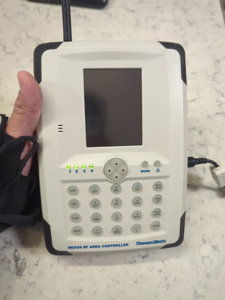 Thomas & Betts Nexus RF Emergency Light Area Controller Keypad Interface Used