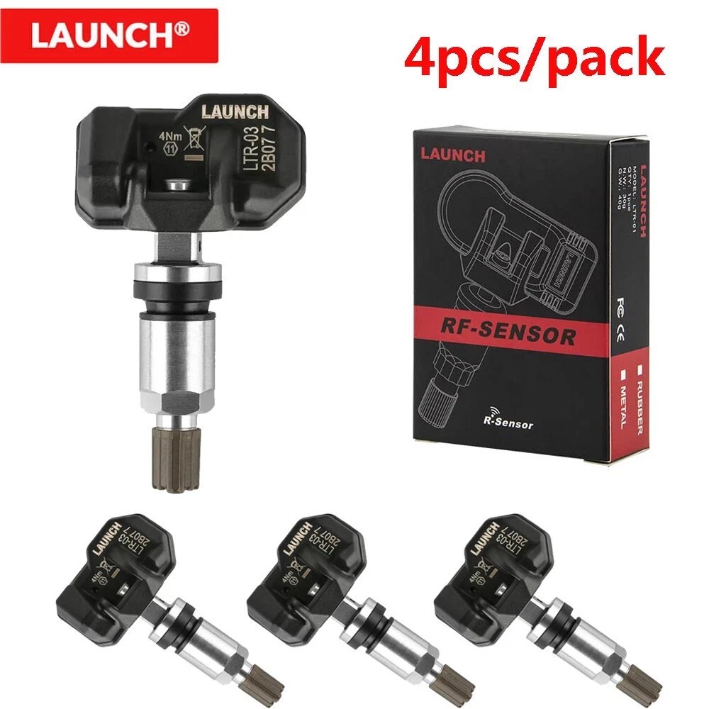 4/8x LAUNCH 315MHz & 433MHz Programmable TPMS Universal Tire Pressure Sensor*^#!