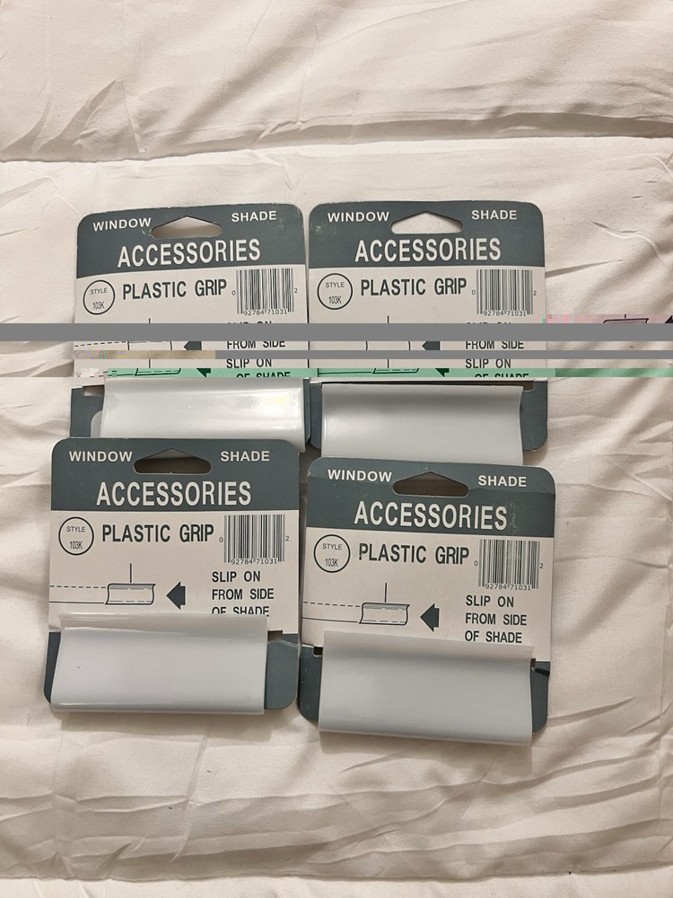 12 Pieces Shade Pulls for Roller Shades, Window Shade Pulls, White Roller Shade.