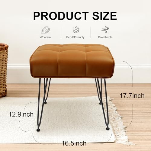 Vanity Stool, Makeup Stool, Vanity Stools for Makeup, Vanity Chair, Brown