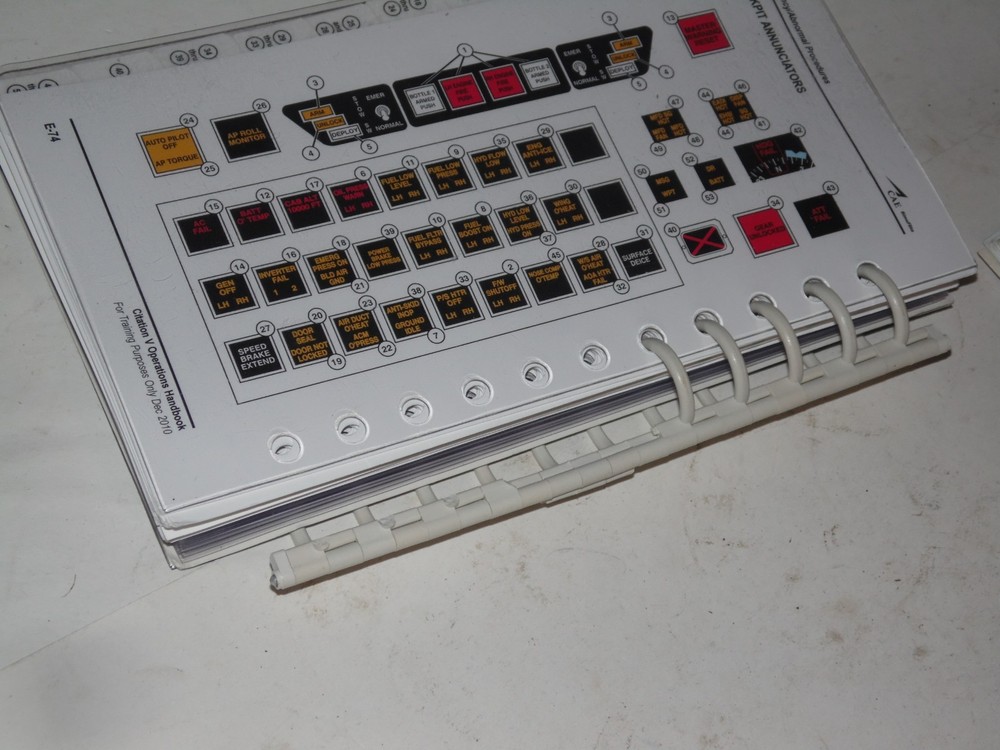 CAE Citation V Operating Handbook 2010