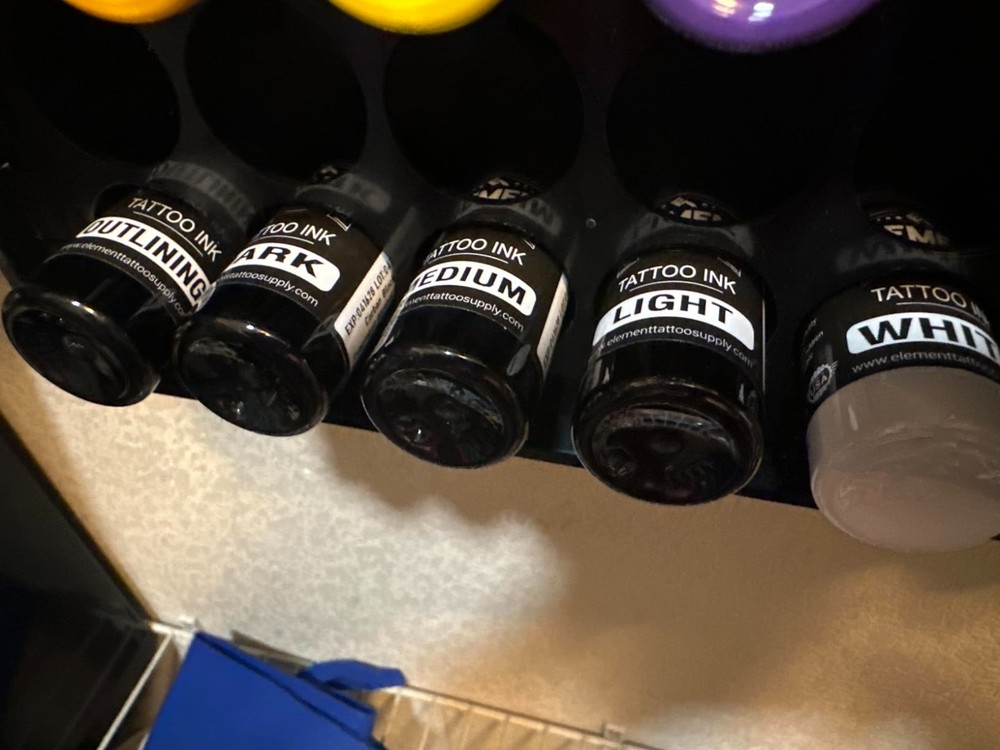 1oz Professional Grade Nighthawk Tattoo Ink - Permanent Black for All Techniques