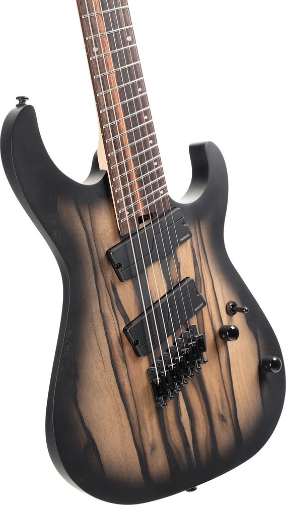 Cort KX507MS-NBB KX Series 7-String Multi-Scale Solid Body Electric with Pale...