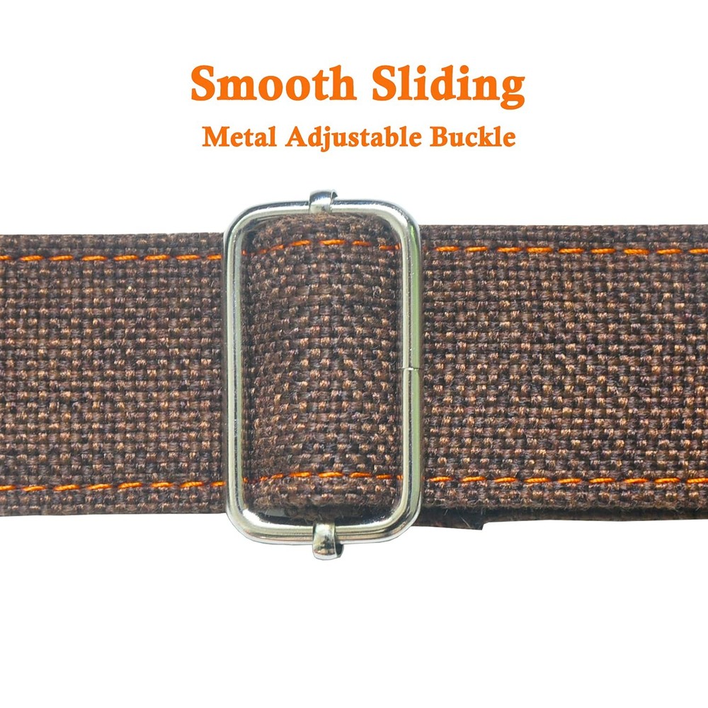 Ukulele Strap Cotton Linen Adjustable Uke Shoulder Strap with Picks Lock Butt...