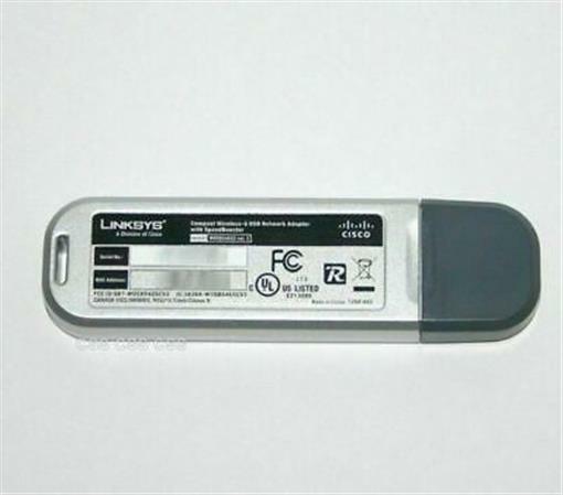 Cisco Linksys Compact Wireless-G USB Network Adapter with Speedbooster WUSB54GSC