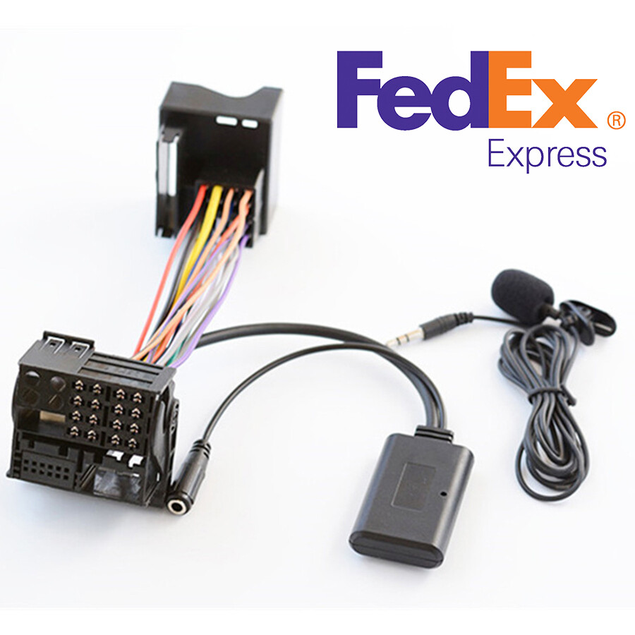 1Pcs Aux Bluetooth Adapter+Microphone Cable For BMW X5 X3 Z4 E83 E85 E86 E39 E53