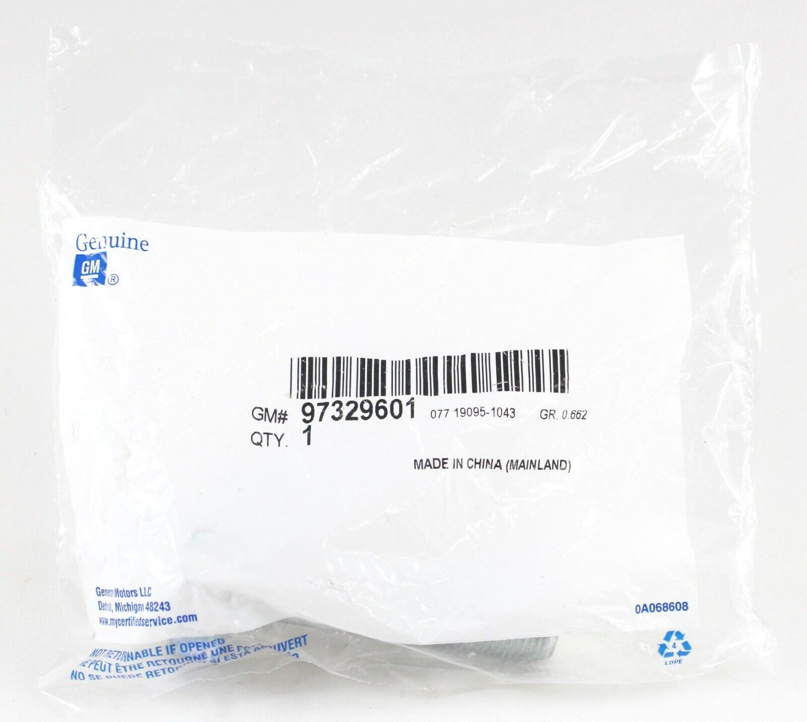 Genuine GM Harmonic Damper Crank Bolt 2001-2024 Chevy GMC 6.6L Duramax Diesel