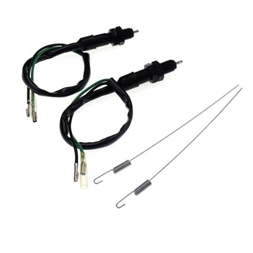 Universal 2 Wire Stop Light Switch, Spring Length 158mm, Motorcycle 2 PCS