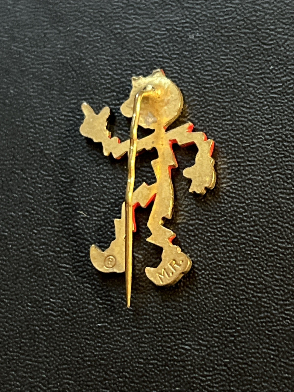 Vintage Reddy Kilowatt Electricity Promotional Metal Stick Pin USA Signed