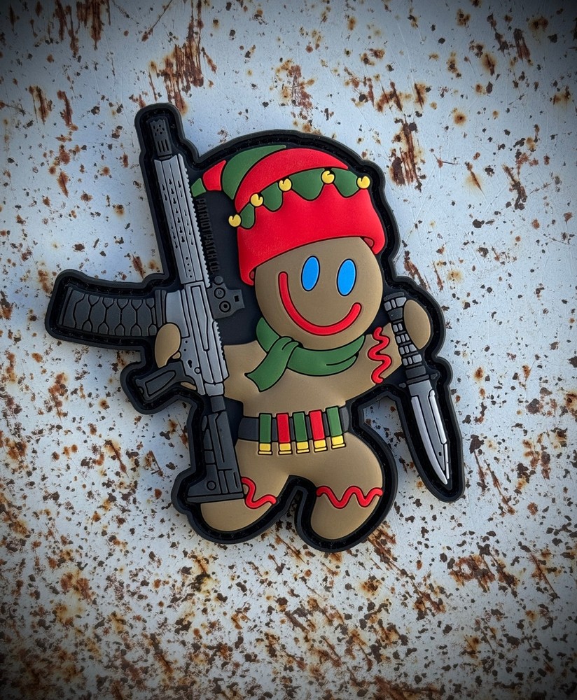 Patriot Patch Co. - Tactical Gingerbread Man Auto Shotty - Patch