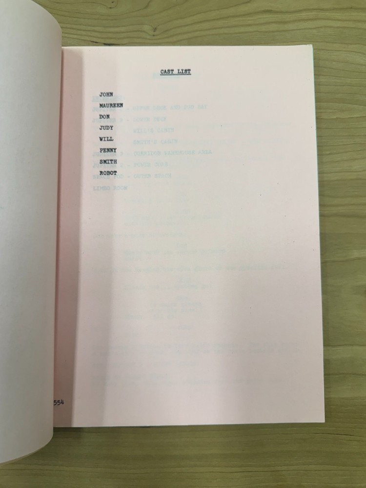 Lost in Space "The Space Creature" Original Sci Fi TV Show Script - Irwin Allen