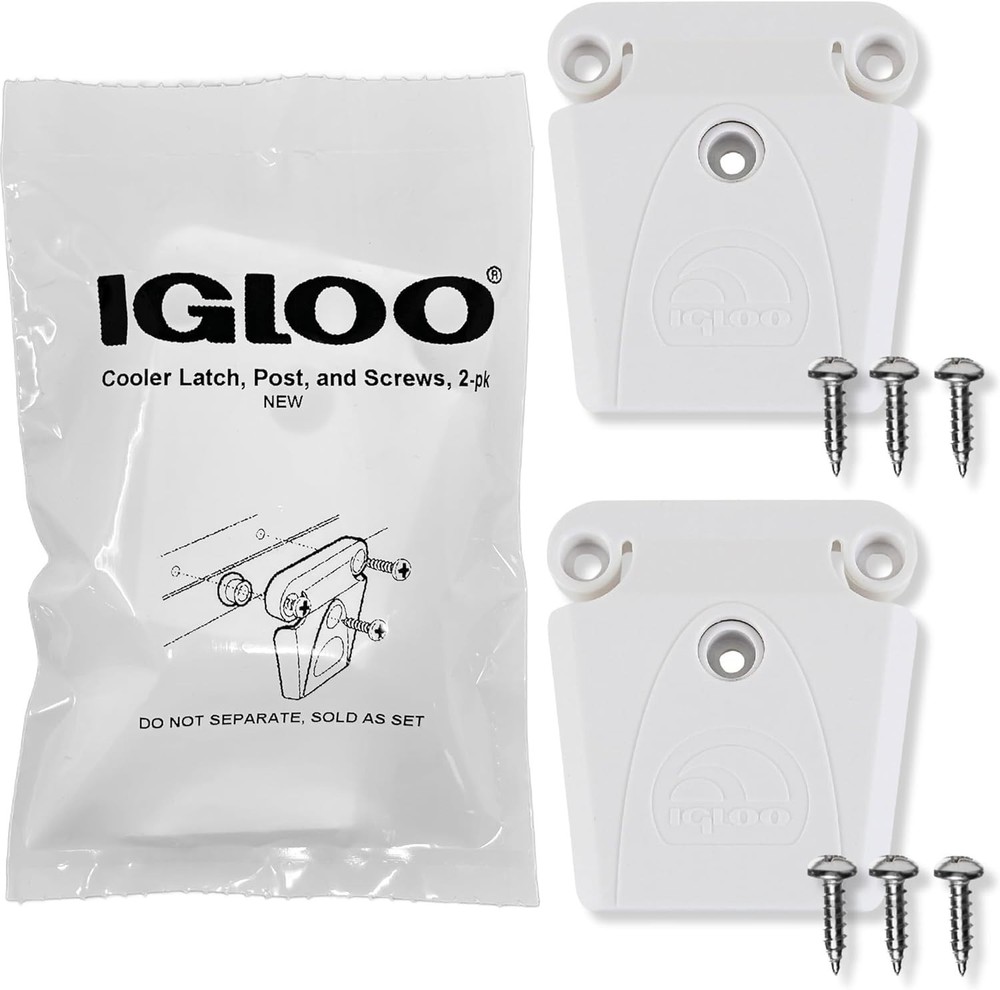 Durable Igloo 2-Pack Cooler Latch Set - Quick Install, UV Inhibitor Protection
