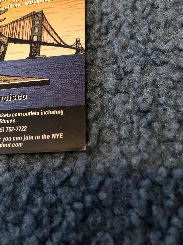 String Cheese Incident NYE 2001 Handbill New Year’s Eve SCI