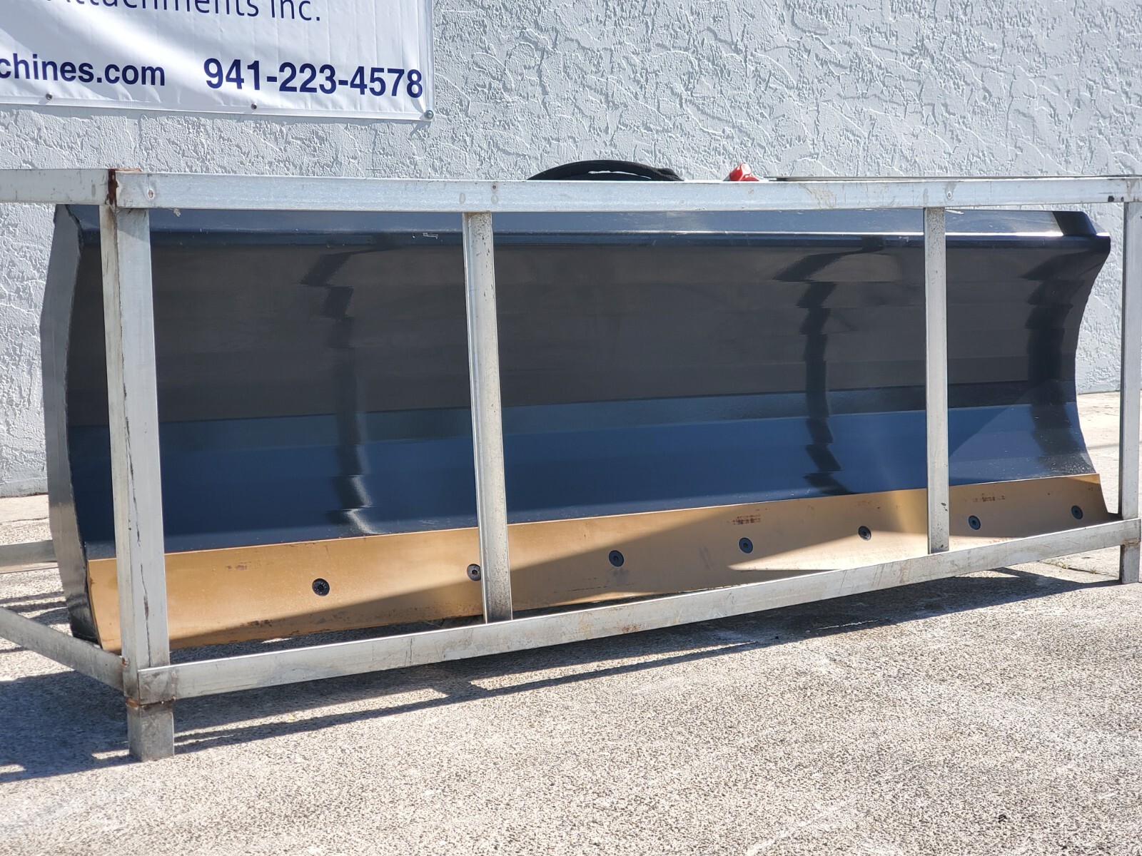 6 Way DOZER BLADE 84" Wolverine Dirt Pusher SKID STEER LOADER Attachment& Remote