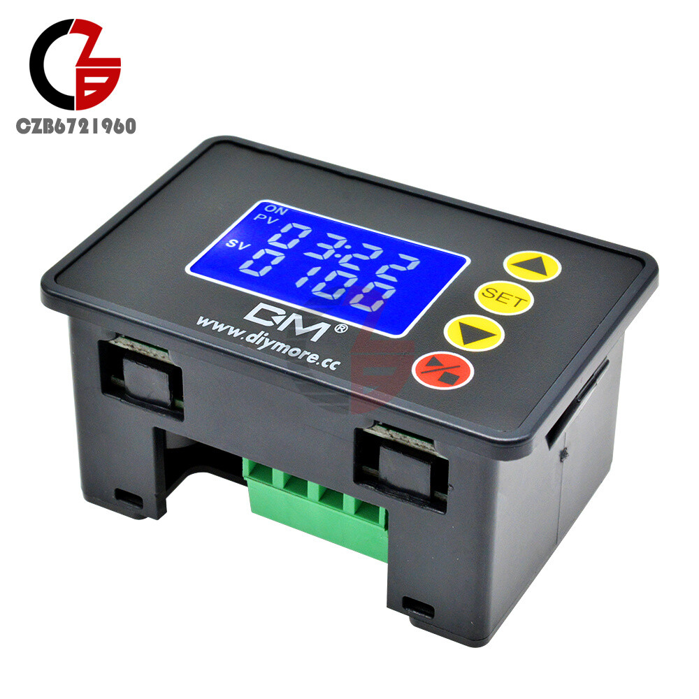 1.37" Digital LCD Microcomputer Relay Time Controller Module DC12/24V AC110-220V