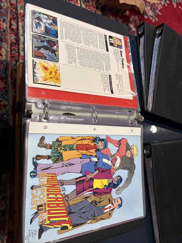 Comic Book Bio Binders