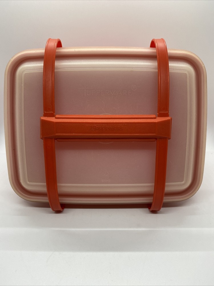 Vintage Tupperware Lunch Box Red