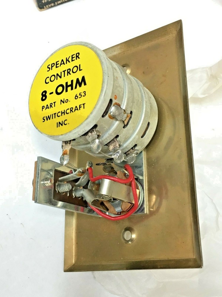 SWITCHCRAFT SPEAKER CONTROL 653