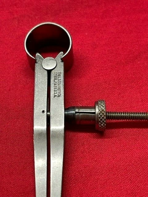 Starrett 74B-3 Fay Spring Type Inside Caliper, Spring Nut 3" IN STOCK