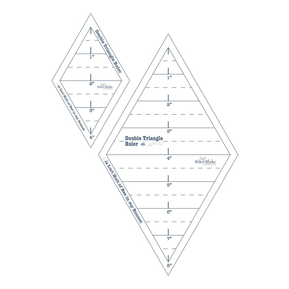 Lori Holt Double Triangle Rulers by Riley Blake
