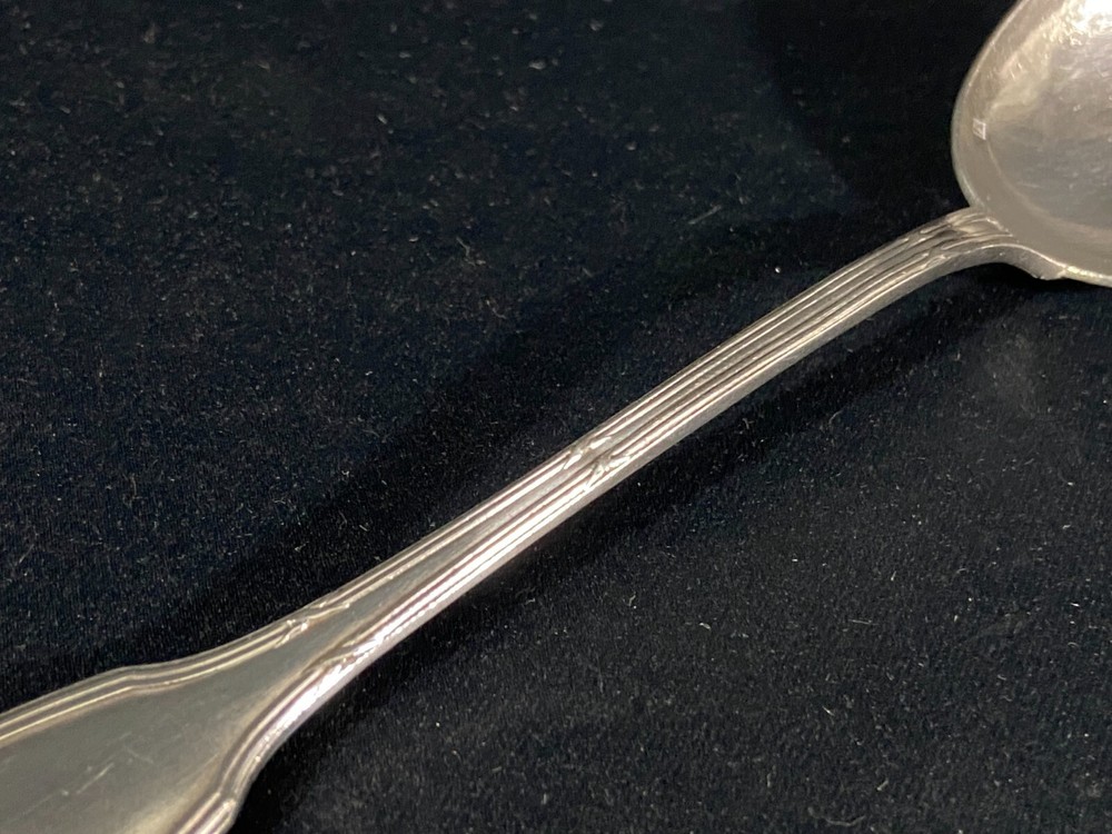 Silver Plated Stew Spoon Style Louis XVI