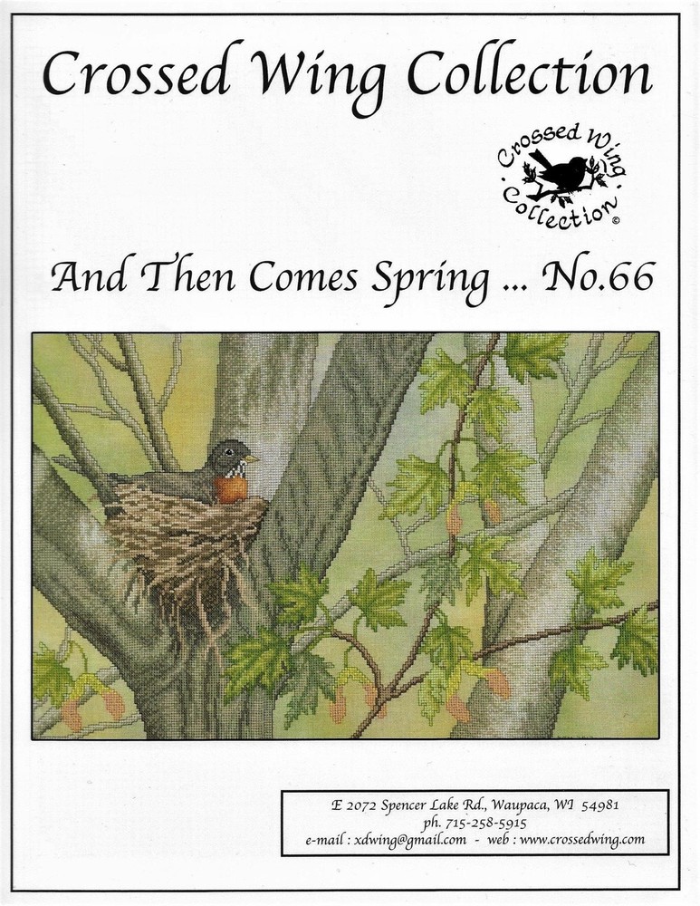 And Then Comes Spring... by Crossed Wing Collection cross stitch pattern