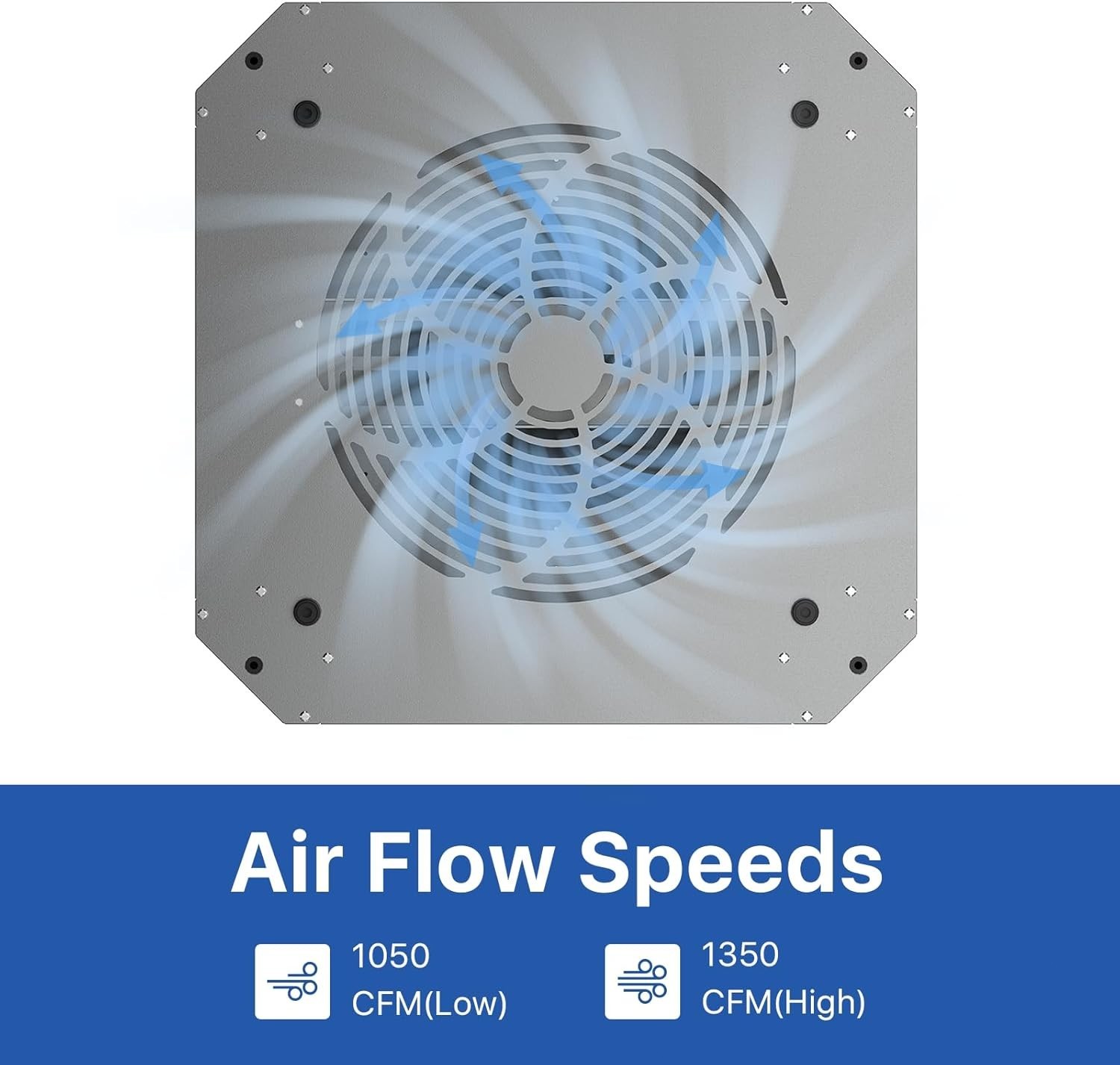 ABESTORM DecDust 1350 360° Intake Air Filtr System 1350 CFM Shop Dust Collector