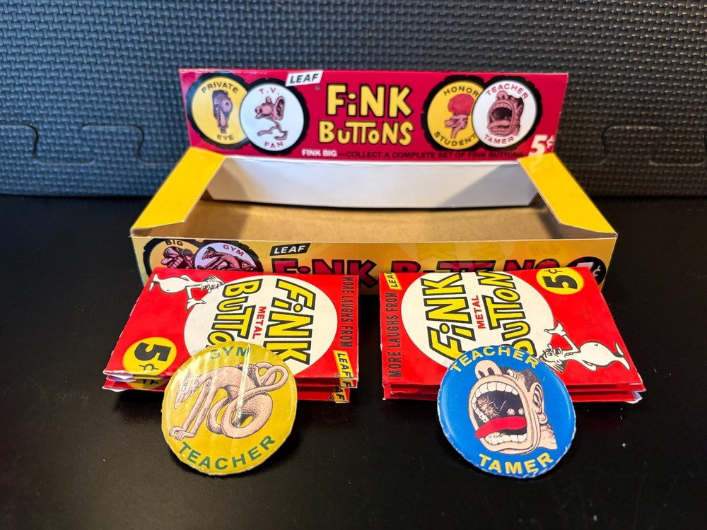 Fink Buttons - Empty custom design display box