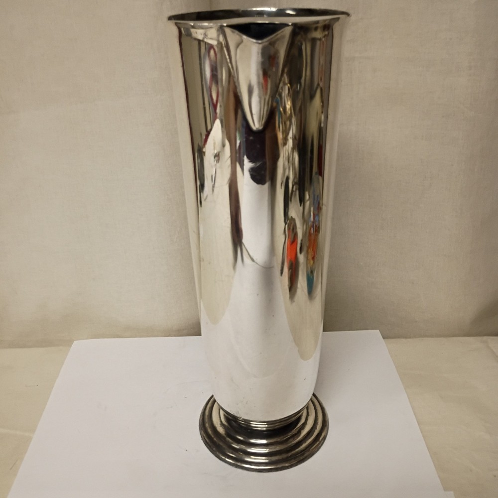 MODERNIST MCM SILVER PLATE TROPICAL MARTINI PITCHER INTERNATIONAL SILVER #8143
