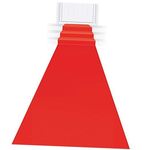 carpet aisle runner 24-Inch by 15-Feet Red