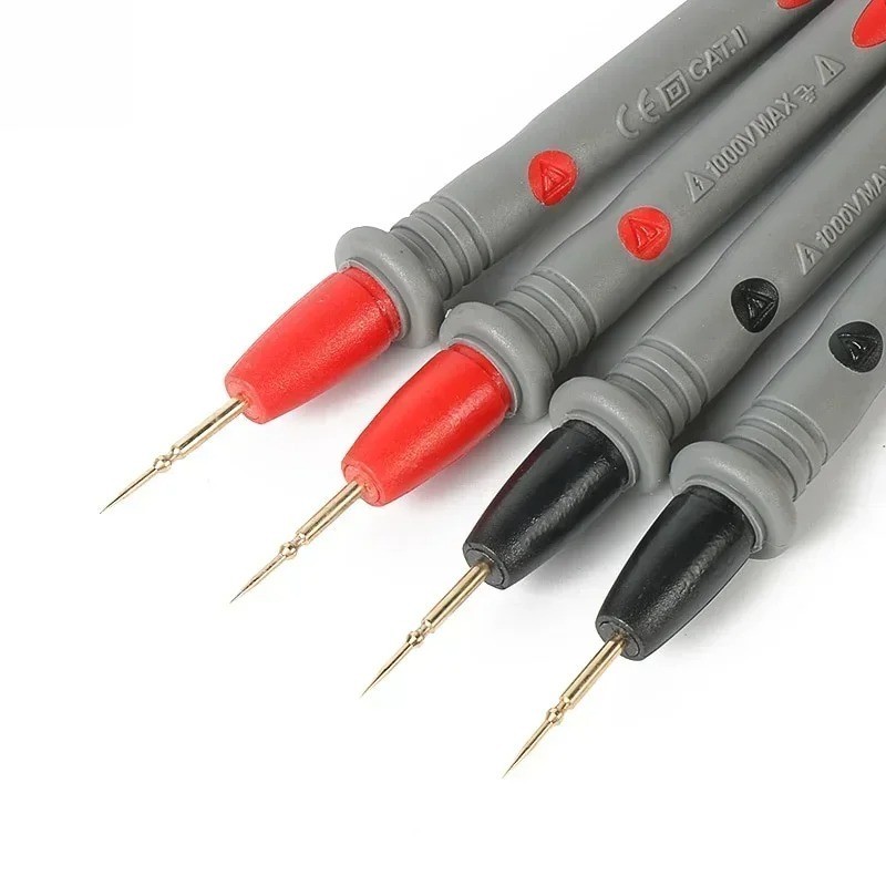 Universal Multimeter Test Leads Probe Needle Tips 20A 1000V Tester Cable Pair