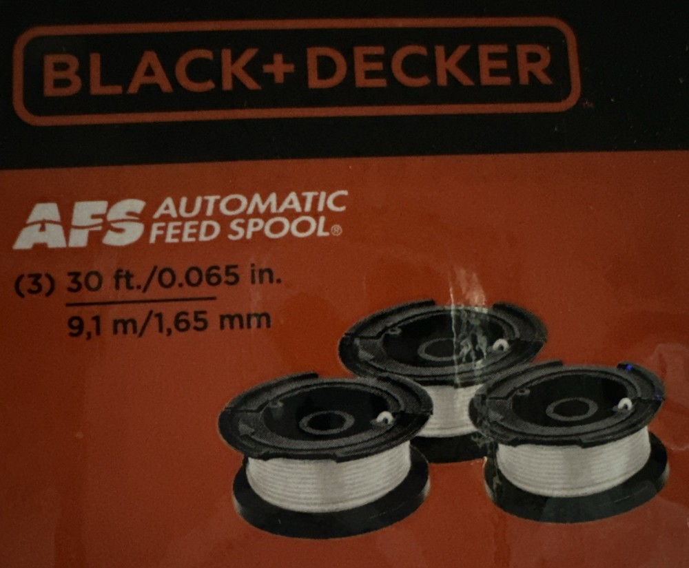 BLACK+DECKER AF1003ZP 30ft. 0.065 inch Line String Trimmer Replacement Spool - 3