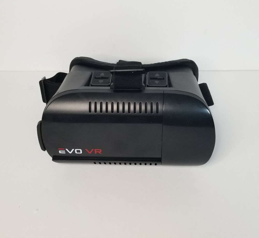 EVO VR - Virtual Reality Headset for All Smartphones - IOS & Android - Black